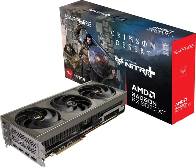 SAPPHIRE NITRO+ AMD Radeon RX 9070 XT OC