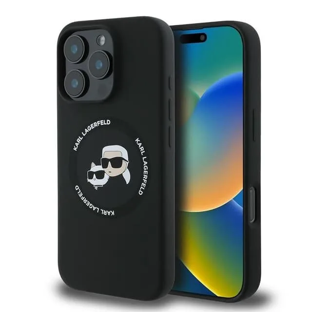 Karl Lagerfeld Mobilskal till iPhone 16 Pro Max MagSafe Karl & Choupette