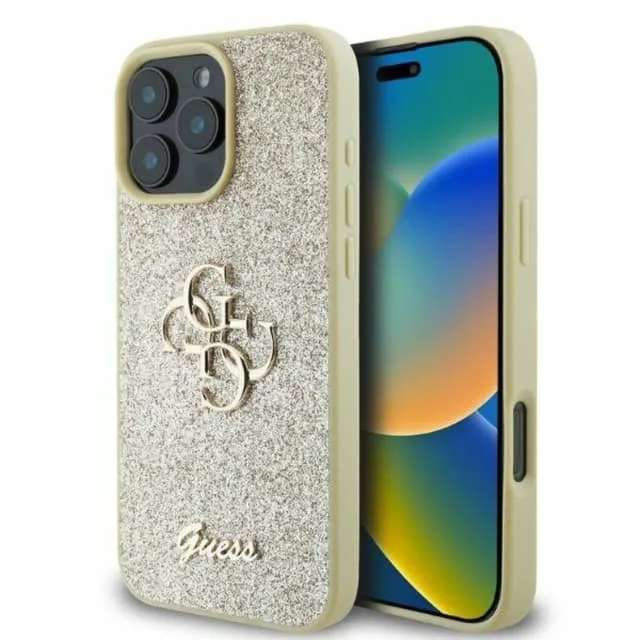 Guess Mobilskal till iPhone 16 Pro Max Fixed Glitter Big 4G
