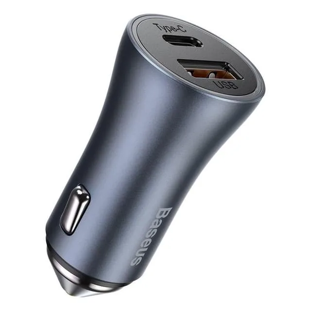 Baseus Golden Billaddare USB Till USB-C 40 W Lightning Kabel