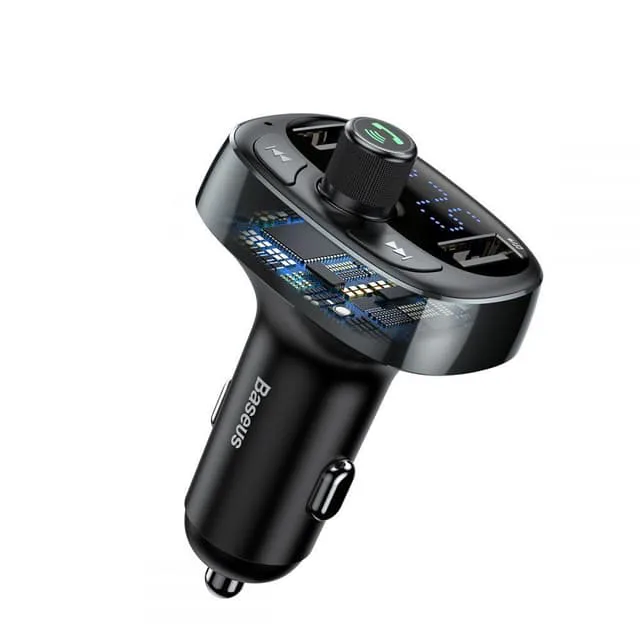 Baseus FM Transmitter T typed Bluetooth 2xUSB