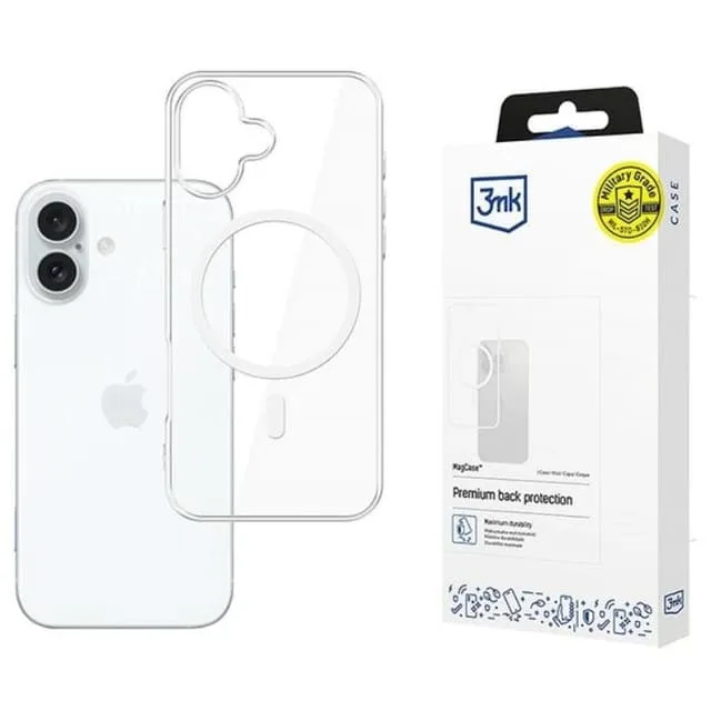 3MK iPhone 16 Plus Mobilskal Magsafe