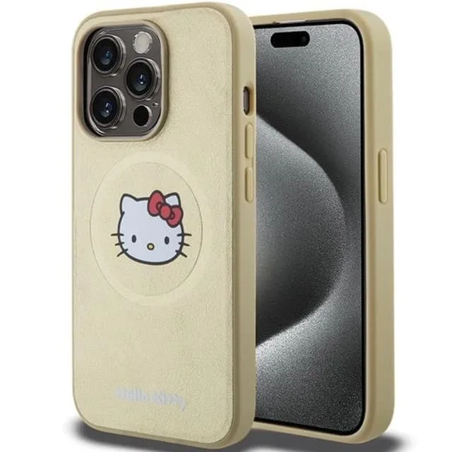 Hello Kitty Mobilskal till iPhone 13 Pro Max Magsafe Läder Kitty Head