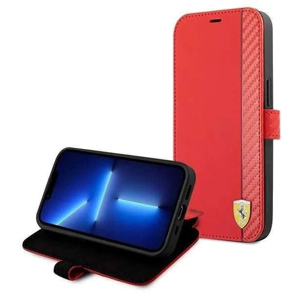 Ferrari On Track Carbon Stripe Fodral iPhone 13 Mini