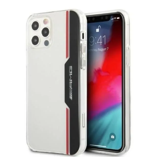 AMG Mobilskal till iPhone 12/12 Pro Electroplate Vertical