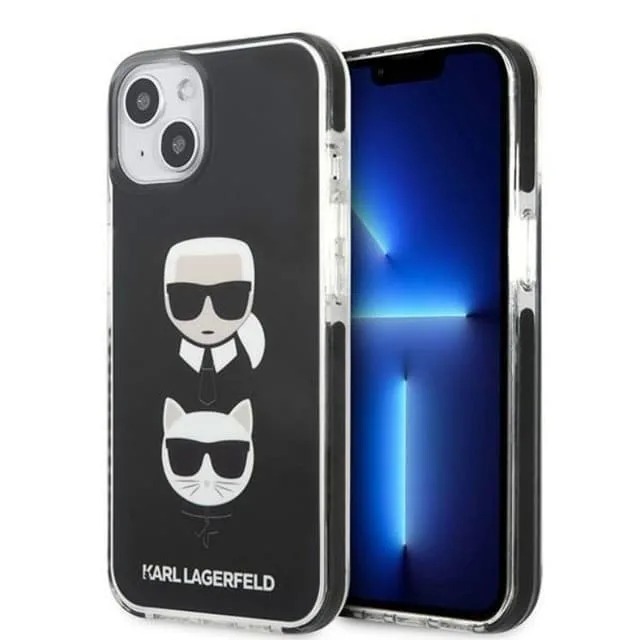 Karl Lagerfeld iPhone 13 Skal Karl & Choupette Head