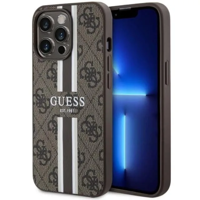 Guess Mobilskal till iPhone 13 Pro/13 MagSafe Printed Stripes