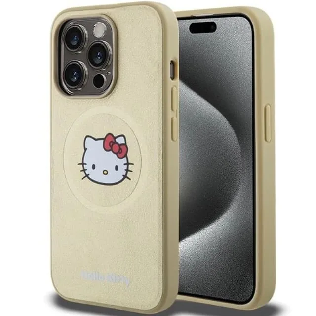 Hello Kitty Mobilskal till iPhone 13 Pro/13 Magsafe Läder Kitty Head