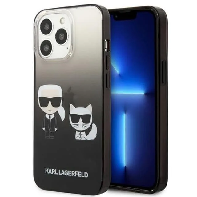 Karl Lagerfeld iPhone 13 Pro Skal Gradient Ikonik Karl & Choupette