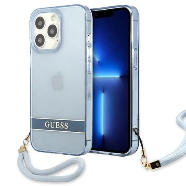 Guess iPhone 13/13 Pro Skal Translucent Strap