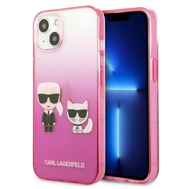 Karl Lagerfeld iPhone 13 mini Skal Gradient Ikonik Karl & Choupette