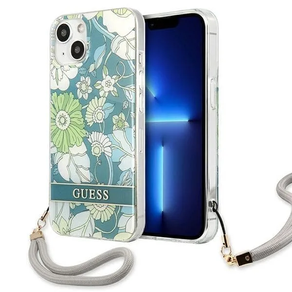 Guess iPhone 13 Skal Flower Strap