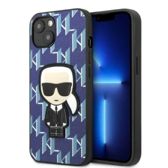Karl Lagerfeld iPhone 13 Skal Monogram Ikonik Patch