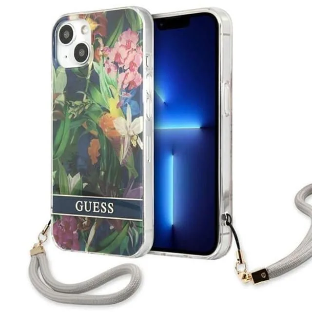 Guess iPhone 13 mini Skal Flower Strap
