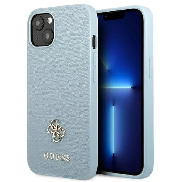 Guess iPhone 13 mini Skal Saffiano Small Metall Logo