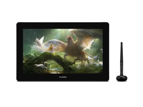 HUION Kamvas Pro 16 4K ritblock 5080 lpi 345,60 x 194,40 mm USB-C Mörkgrå