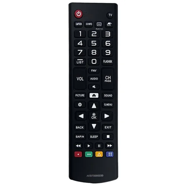 MTK TV-ersättningsfjärrkontroll för AKB75095330 till LG TV