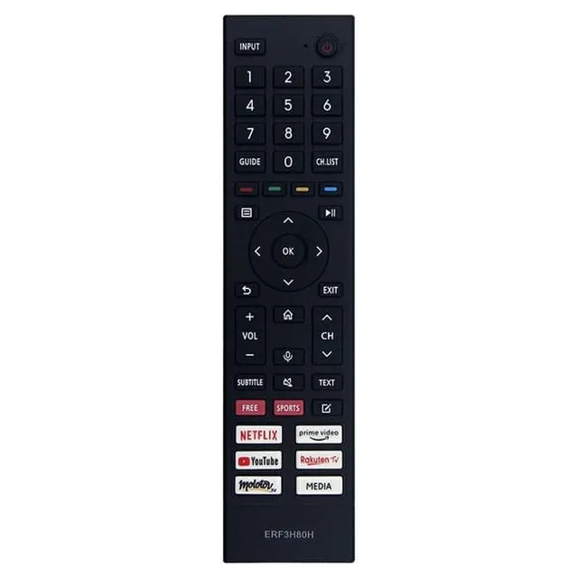 MTK ersättningsfjärrkontroll för ERF3H80H till Hisense TV
