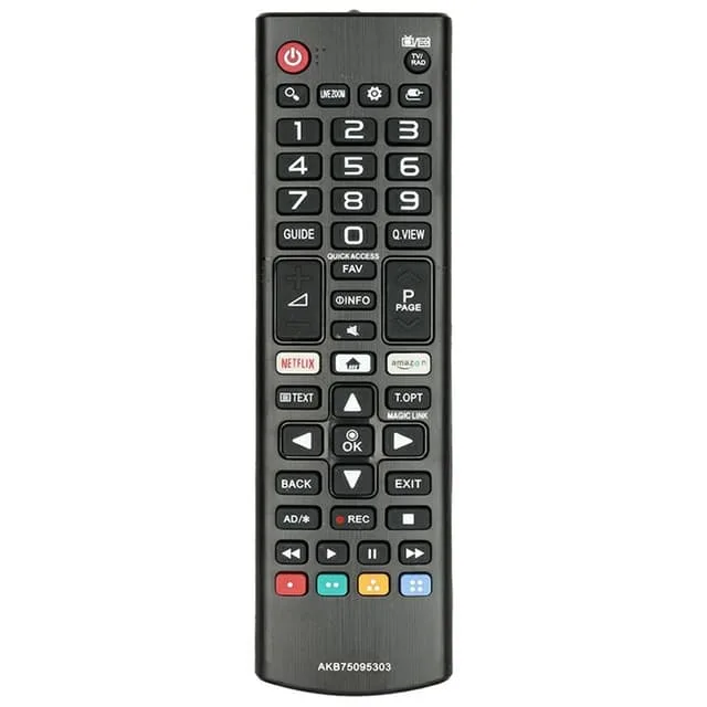 MTK TV-ersättningsfjärrkontroll för AKB75095303 till LG TV