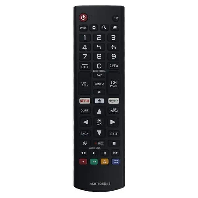 MTK TV-ersättningsfjärrkontroll för AKB75095315 till LG TV