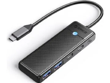 Orico USB-C-hubb PAPW2AC-C3-015-BK-EP 2x USB-A, 2x USB-C, PD 100W
