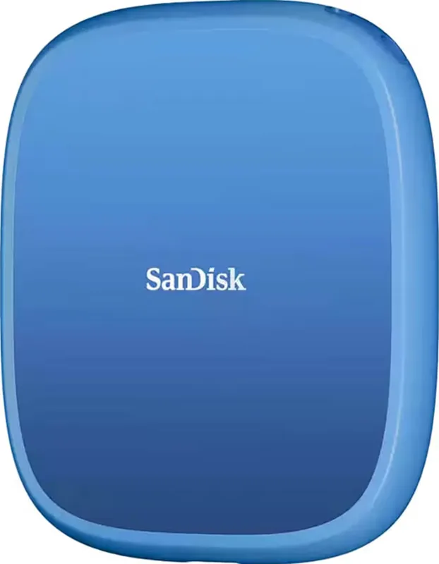 SanDisk SDSSDE62C-2T00-G25 extern SSD-hårddisk 2 TB USB Type-C 3.2 Gen 2 (3.1 Gen 2) Blå