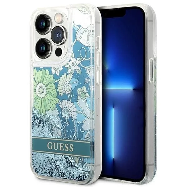 Guess iPhone 14 Pro Max Skal Flower Strap