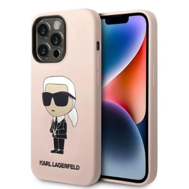 Karl Lagerfeld iPhone 14 Pro Max Skal Magsafe Silicone Ikonik