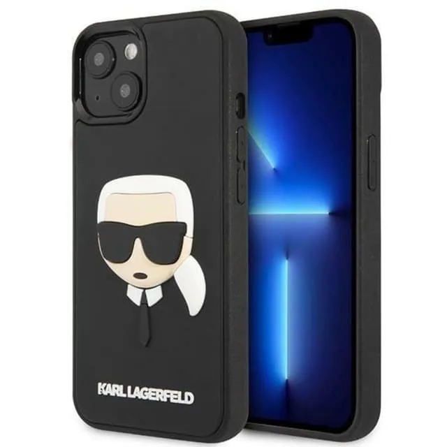 Karl Lagerfeld iPhone 14 Plus Skal 3D Rubber Karl`s Head