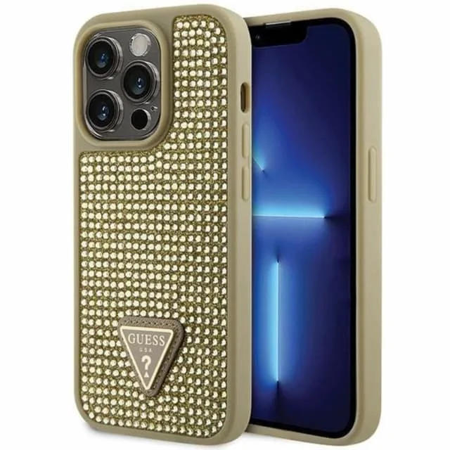 Guess Mobilskal till iPhone 14 Pro Rhinestone Triangle