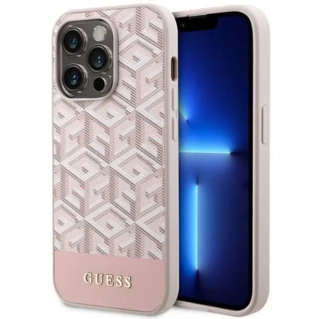 Guess Mobilskal till iPhone 14 Pro MagSafe GCube Stripes