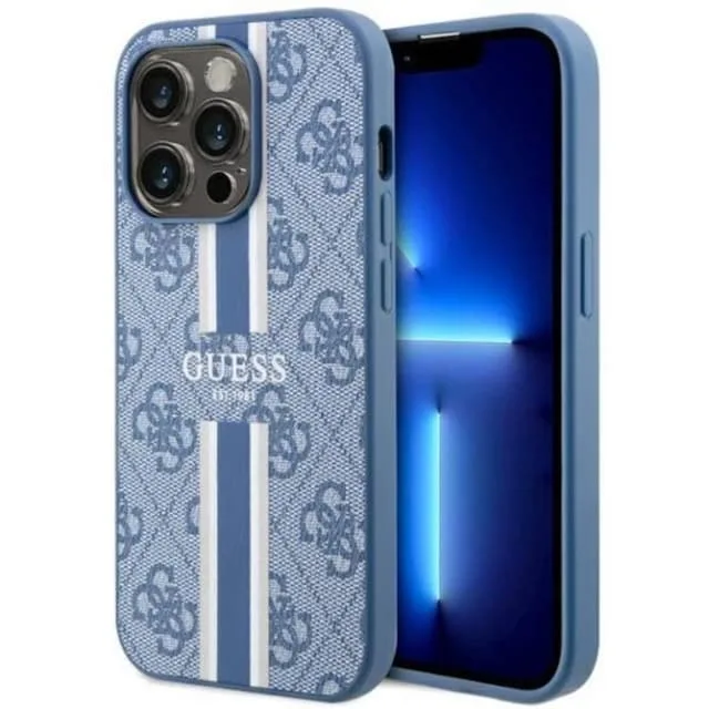 Guess Mobilskal till iPhone 14 Pro MagSafe Printed Stripes