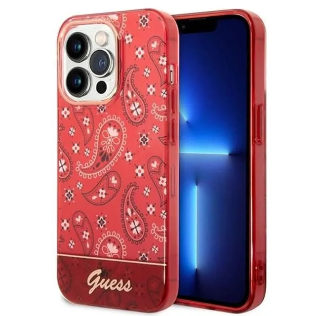 Guess iPhone 14 Pro Max Skal Bandana Paisley