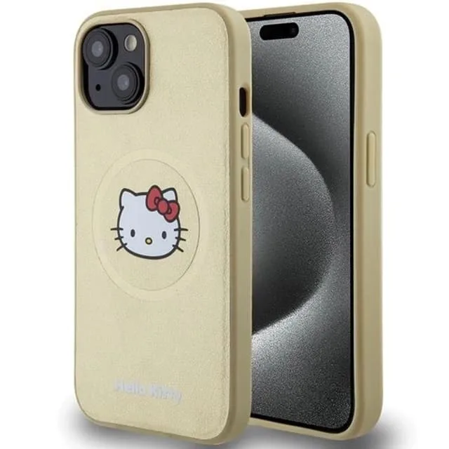 Hello Kitty Mobilskal till iPhone 14 Magsafe Läder Kitty Head