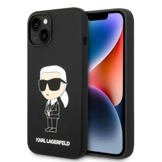 Karl Lagerfeld iPhone 14 Plus Skal Silicone Ikonik