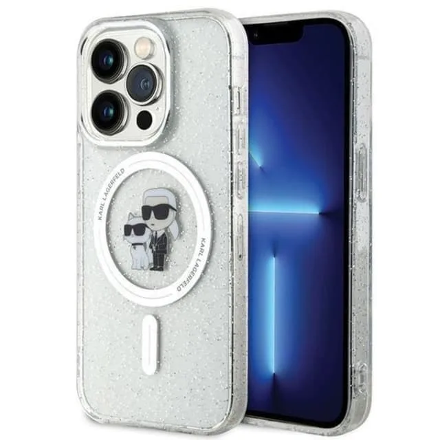 Karl Lagerfeld Mobilskal till iPhone 14 Pro Max Magsafe Glitter