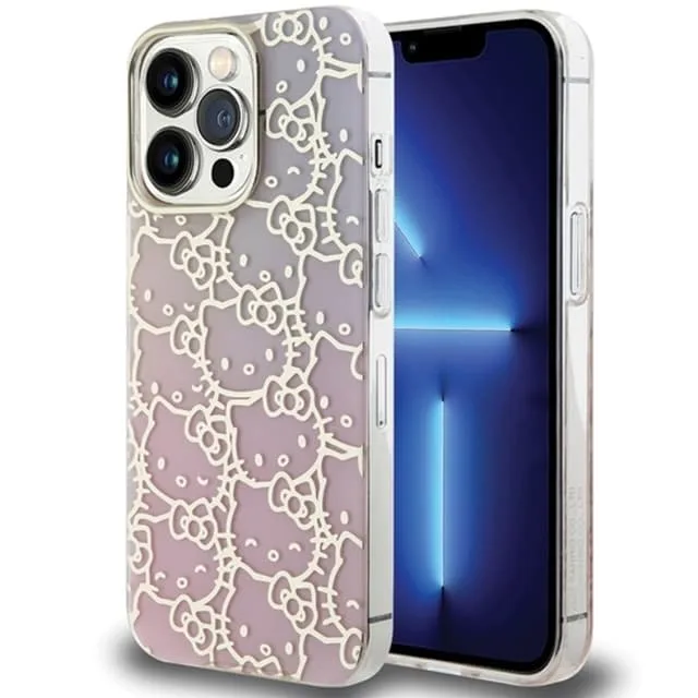 Hello Kitty Mobilskal till iPhone 14 Pro Crowded Kitty Head