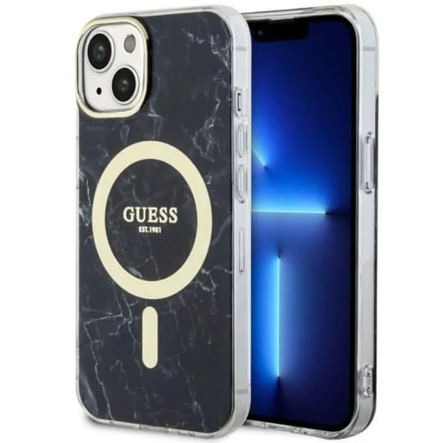 Guess Mobilskal till iPhone 14 Plus MagSafe Marble