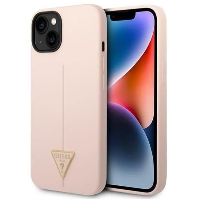 Guess iPhone 14 Plus Skal Silicone Triangle