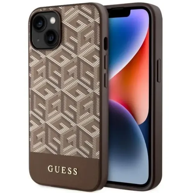 Guess Mobilskal till iPhone 14 Plus MagSafe GCube Stripes