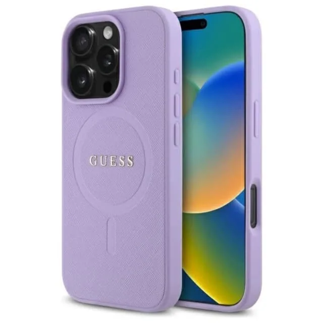 Guess Mobilskal till iPhone 16 Pro Max MagSafe Saffiano