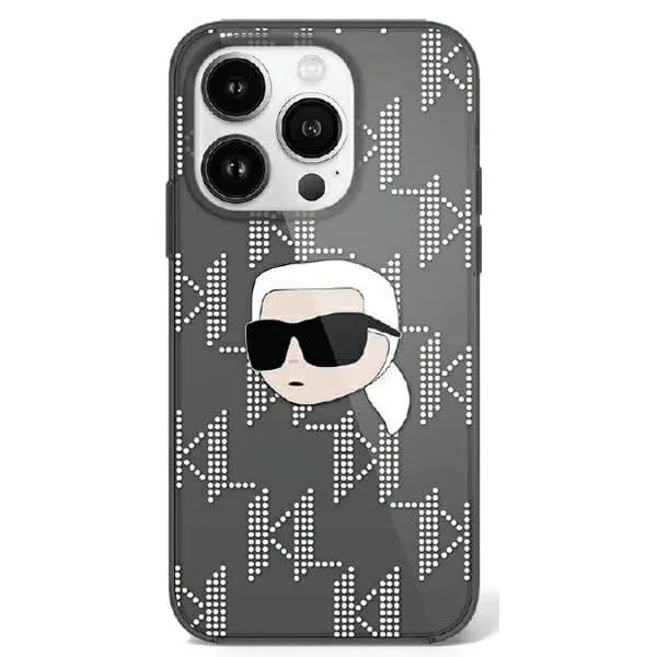 Karl Lagerfeld Mobilskal till iPhone 16 Pro IML Karl Head Electroplated