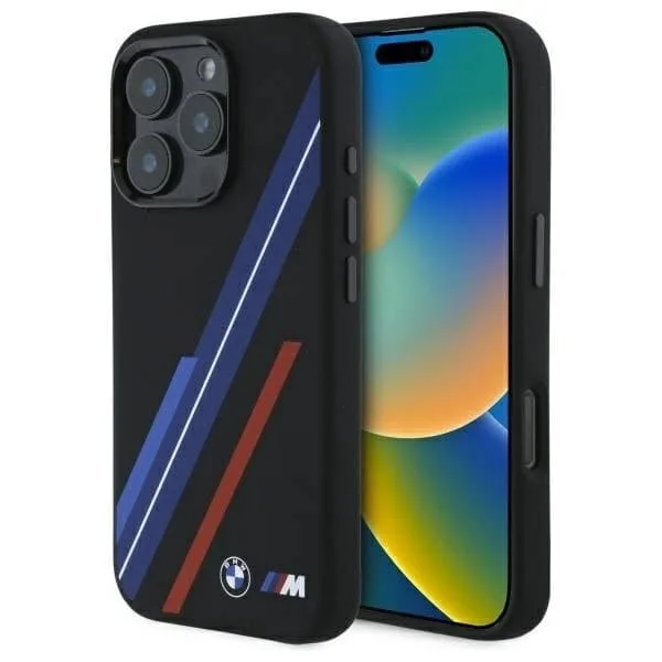 BMW Mobilskal till iPhone 16 Pro Max MagSafe Silikon Random Lines