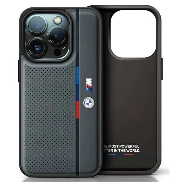 BMW Mobilskal till iPhone 16 Pro Perforated Tricolor Line