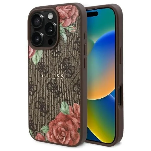 Guess Mobilskal till iPhone 16 Pro Max MagSafe 4G Flowers Print