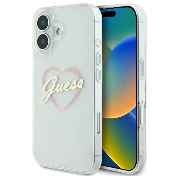 Guess Mobilskal till iPhone 16 IML Heart