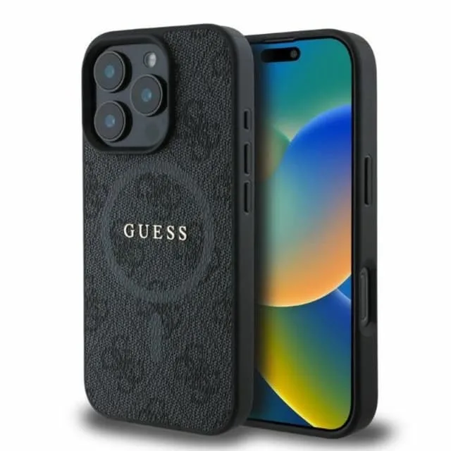Guess Mobilskal till iPhone 16 Pro Magsafe 4G Ring Classic Logo