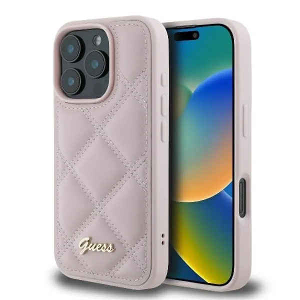 Guess iPhone 16 Plus Mobilskal MagSafe Saffiano Classic Logo