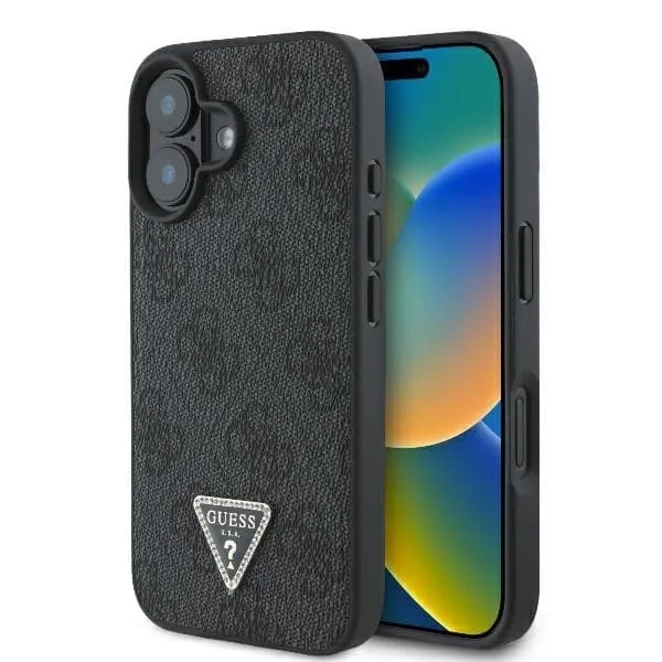 Guess iPhone 16 Mobilskal 4G Triangle Strass