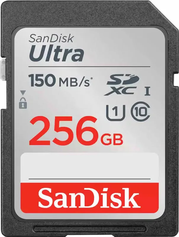 SANDISK Ultra PLUS 256GB SDHC UHS-I Card SDXC UHS-I Card